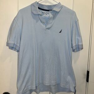 Nautica Men's Light Blue Polo Shirt